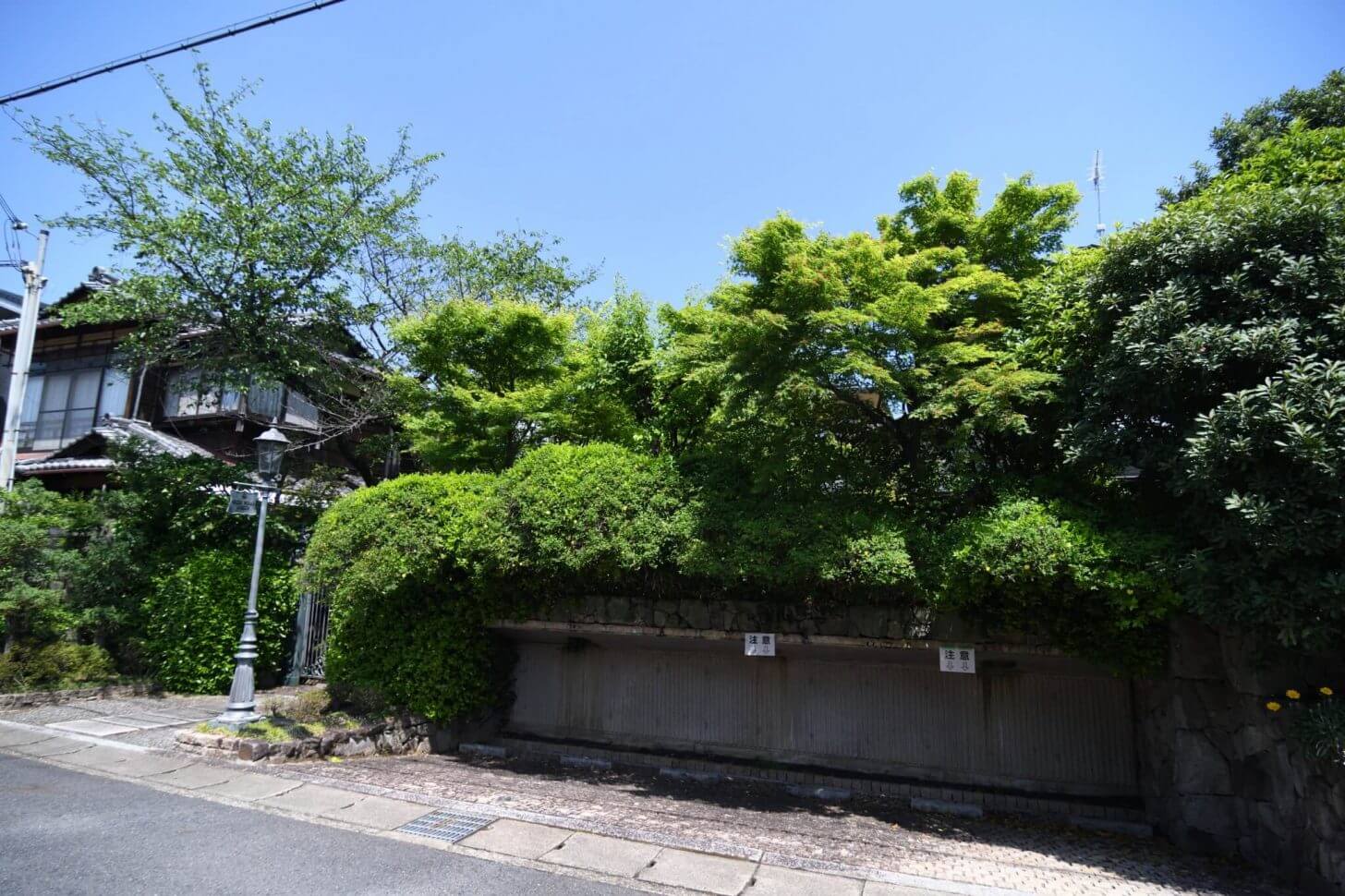 駐車場の天井は低い