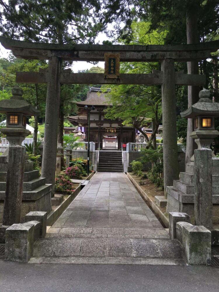 滋賀栗東・大野神社の鳥居