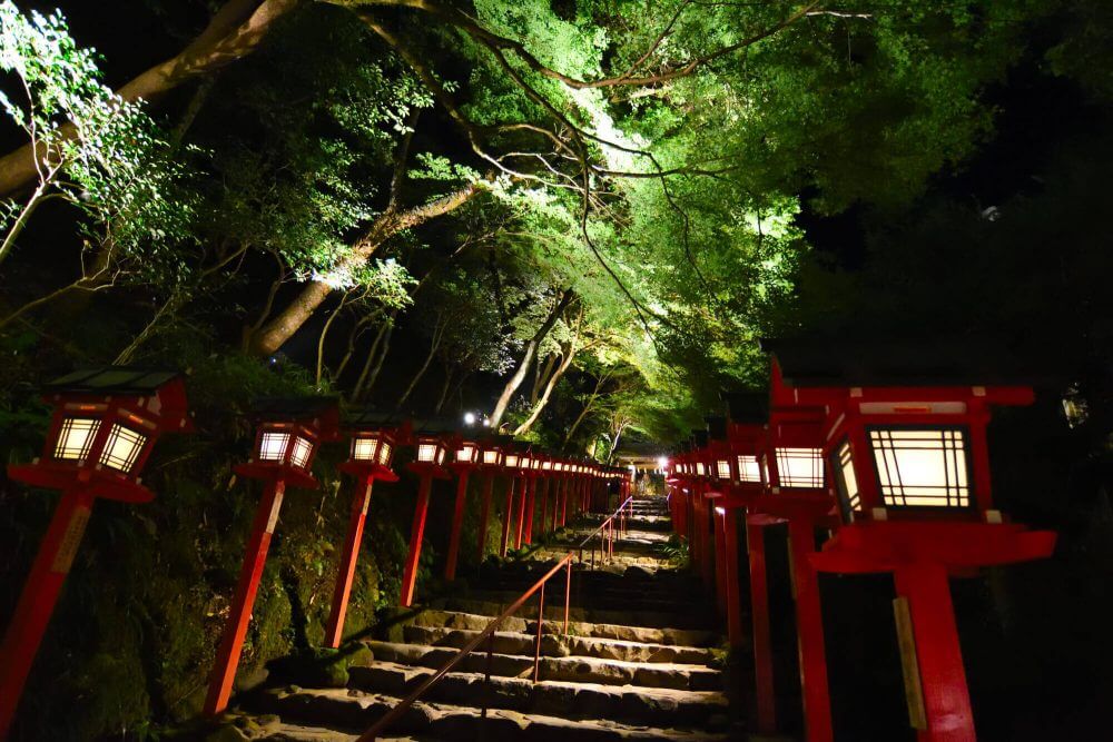 貴船神社七夕ライトアップ