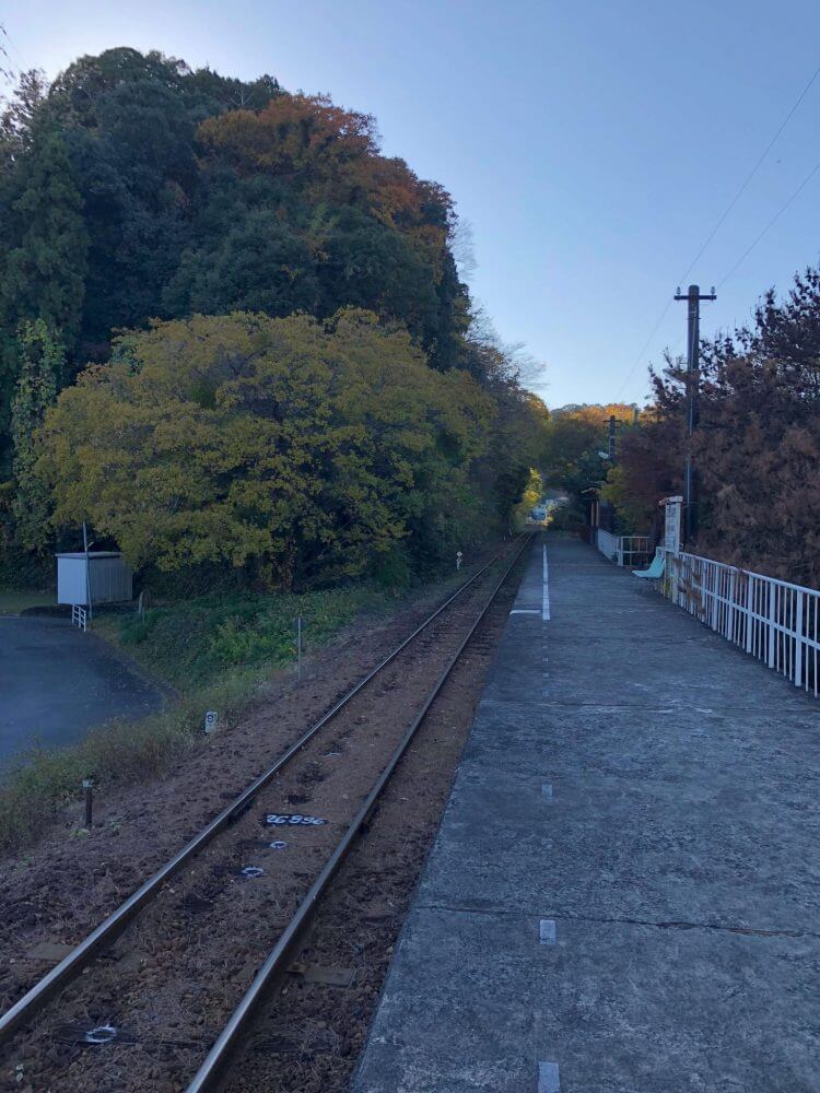 iPhoneXで撮る二俣本町駅