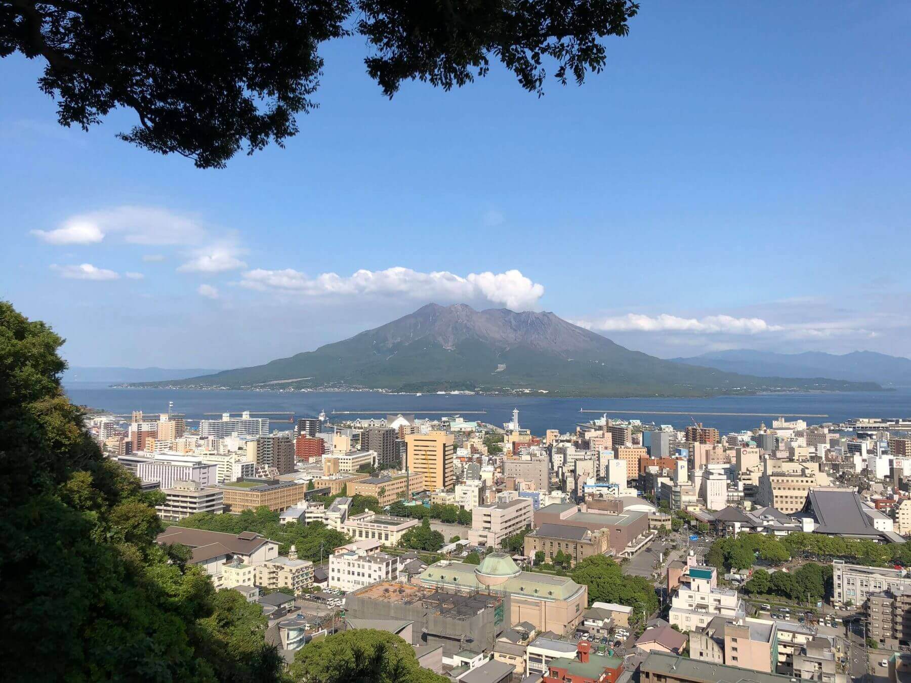 城山公園展望台からの桜島