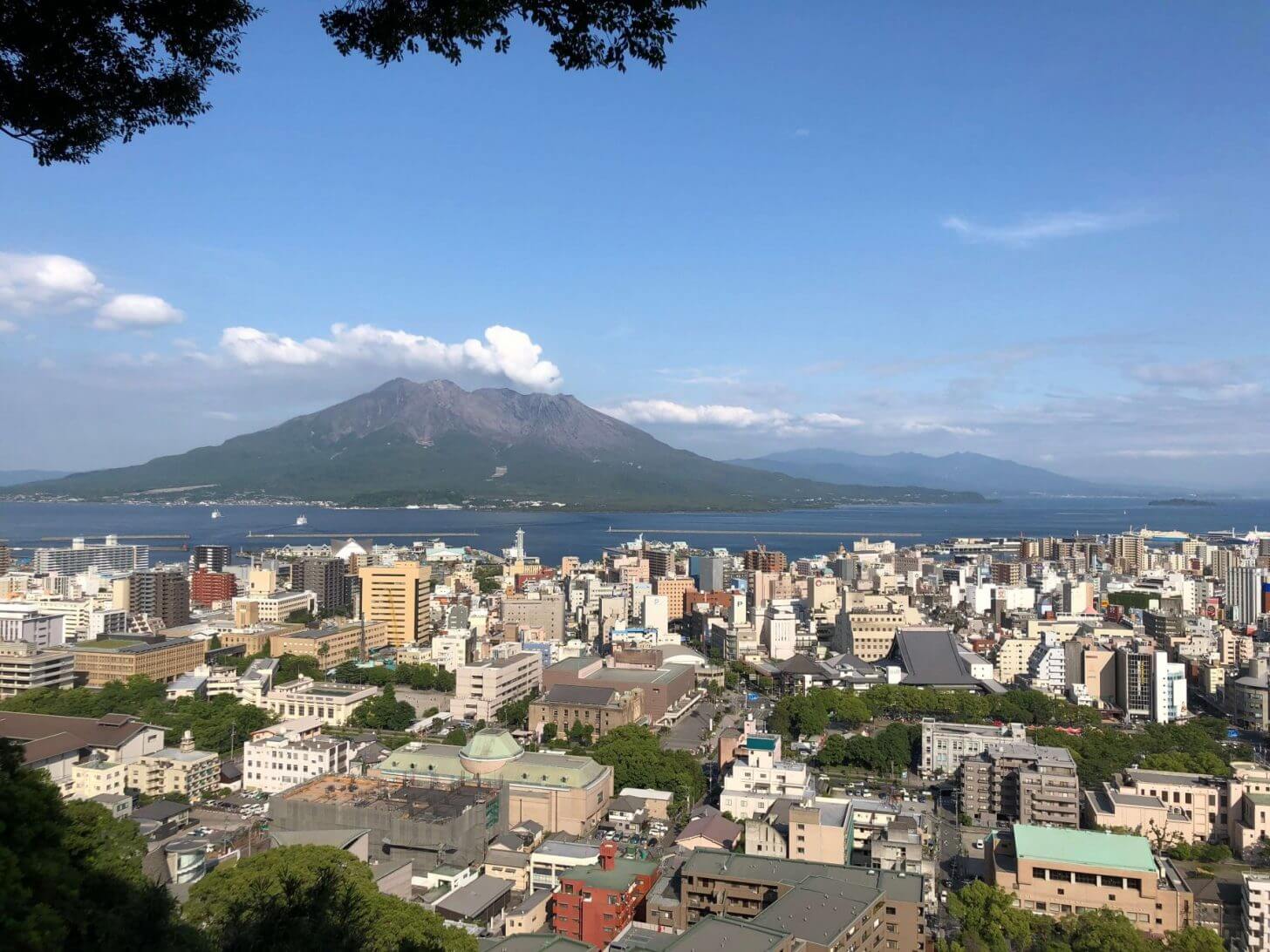 城山公園展望台からの桜島