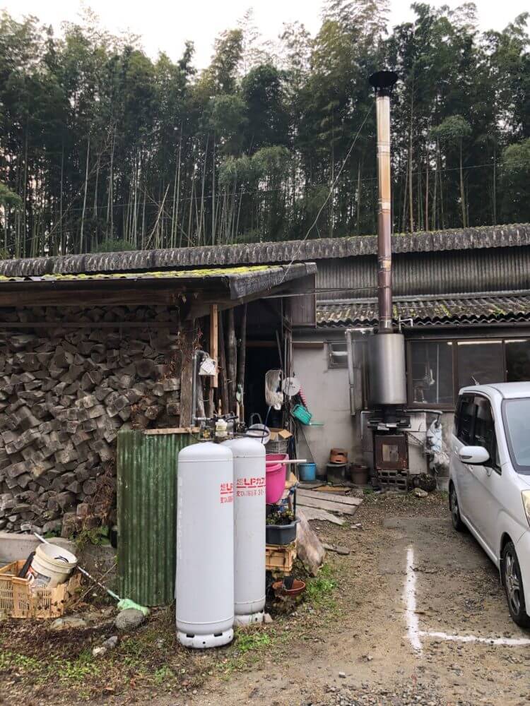 山内うどんの外観