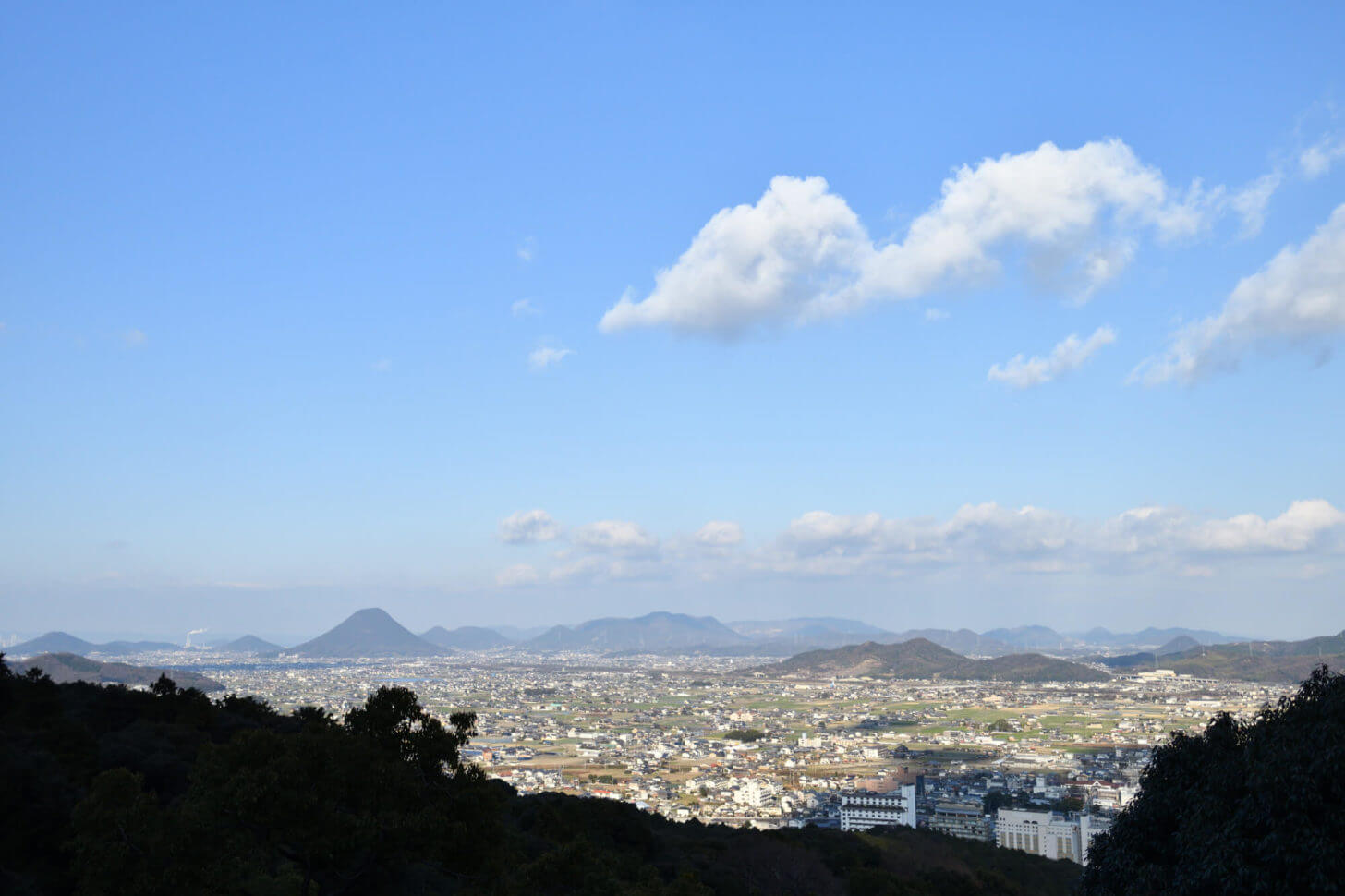 金刀比羅宮・本宮展望台からの讃岐平野