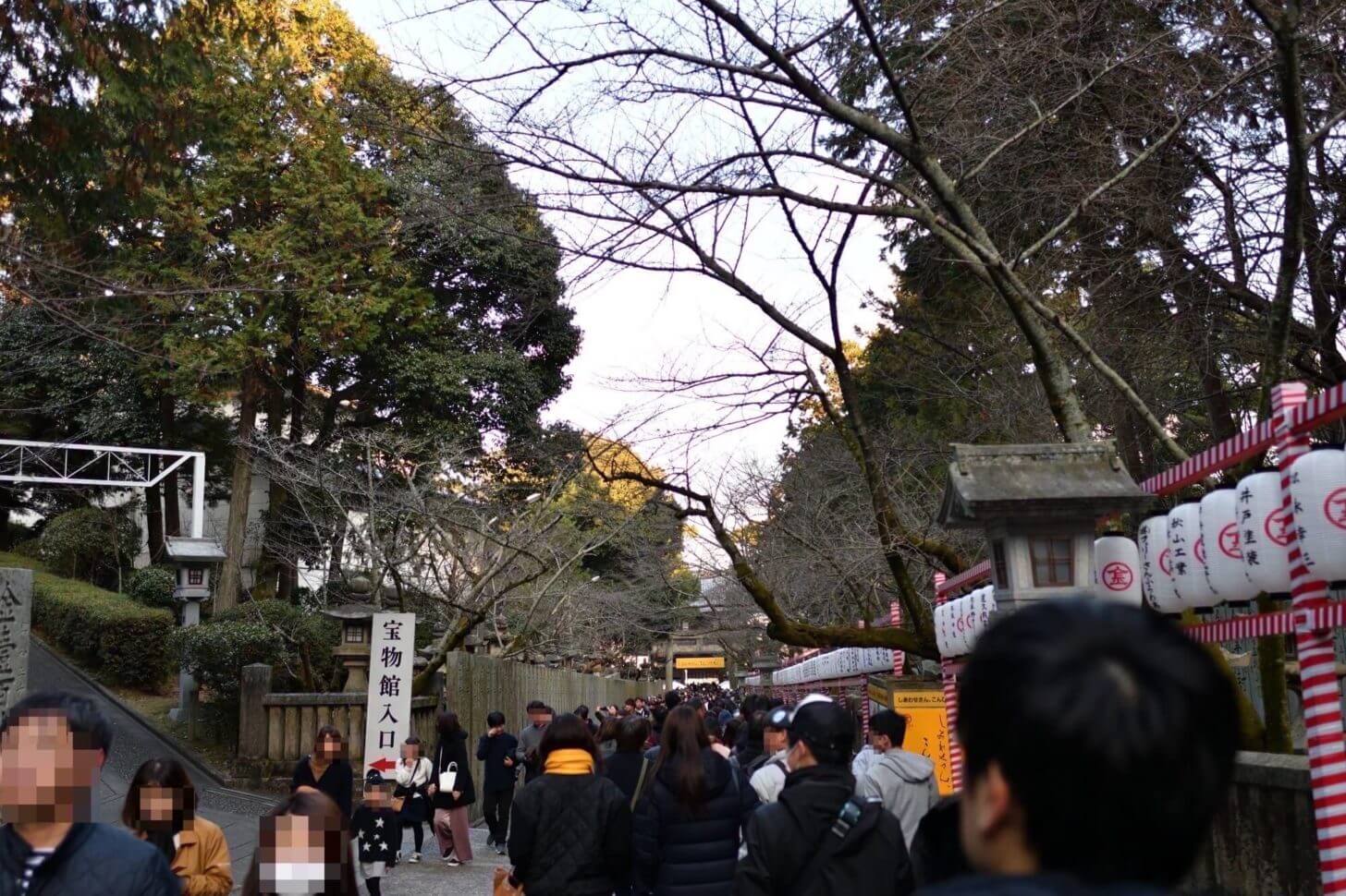 金刀比羅宮・下りの桜馬場の風景