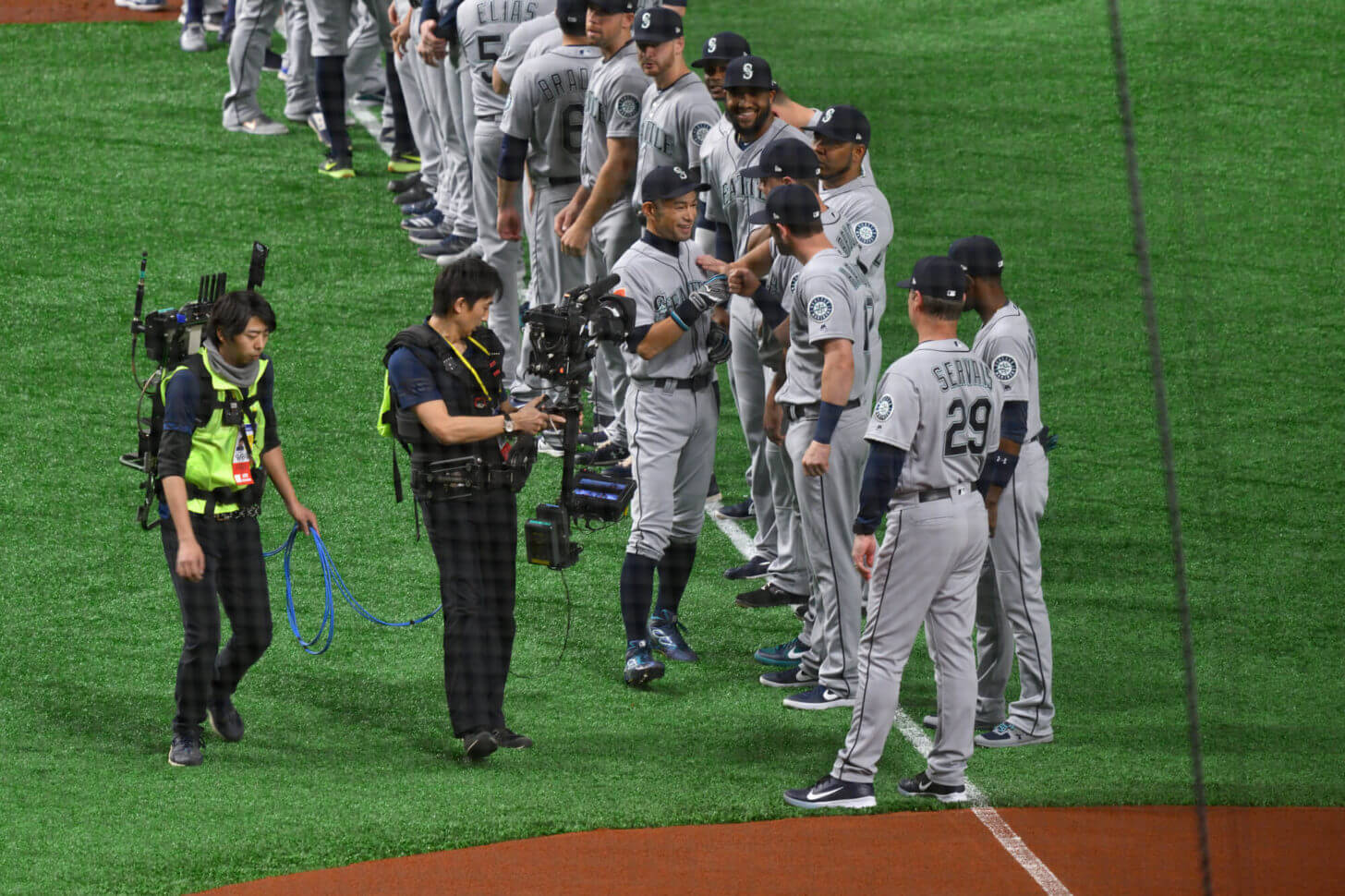 2019MLB開幕戦スタメン発表時のイチロー