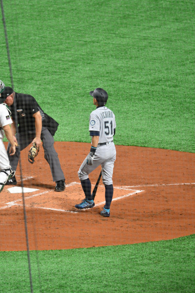 2019MLB開幕戦・第1打席のイチロー