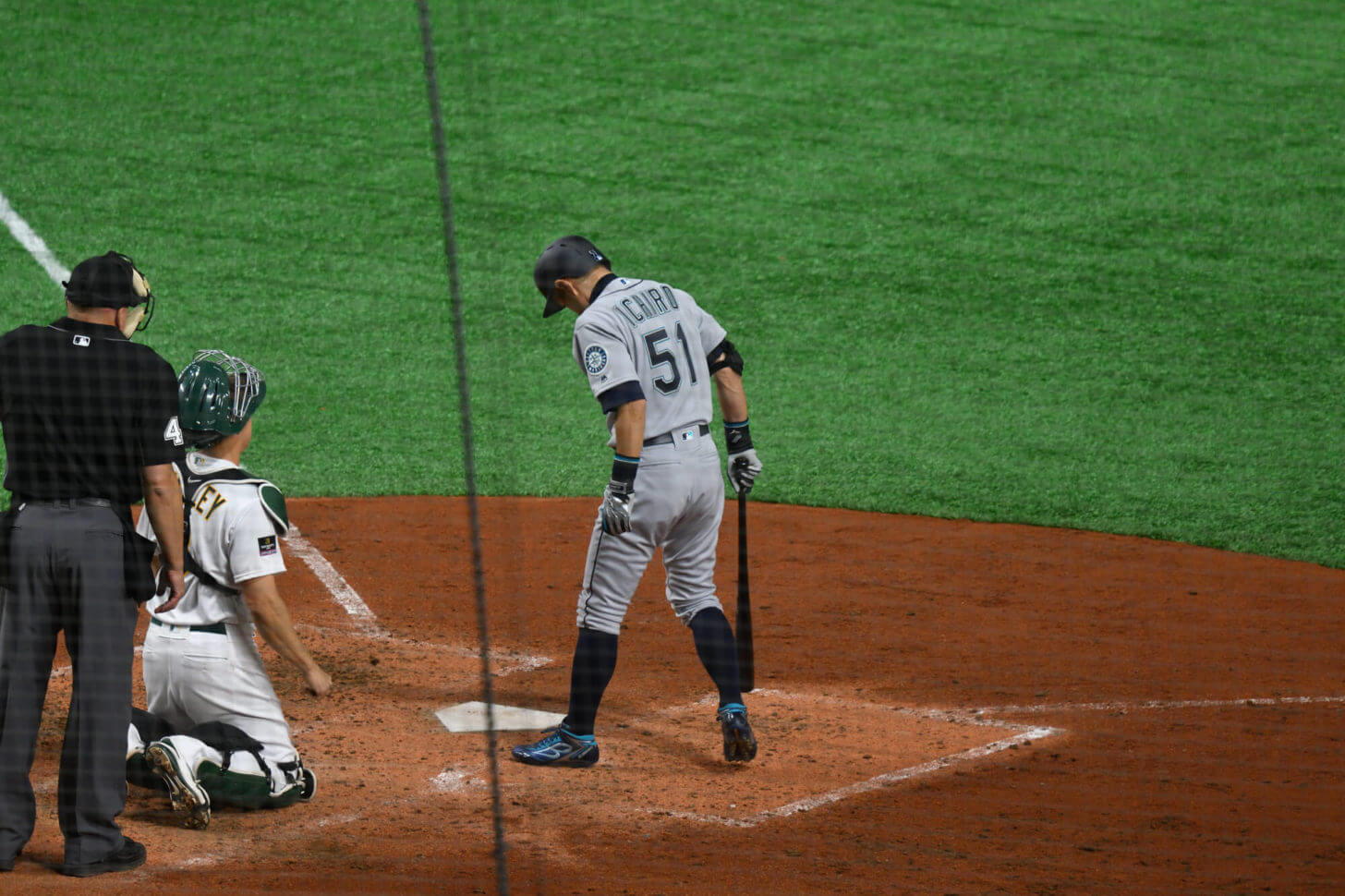 2019MLB開幕戦・第2打席のイチロー