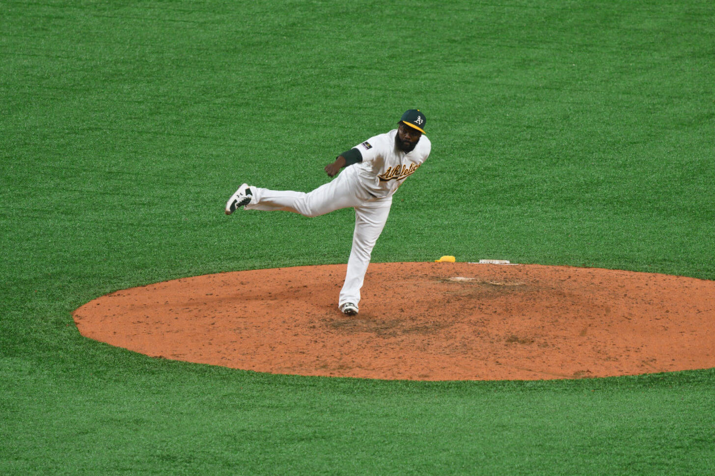 MLB日本開幕戦でのフェルナンド・ロドニー