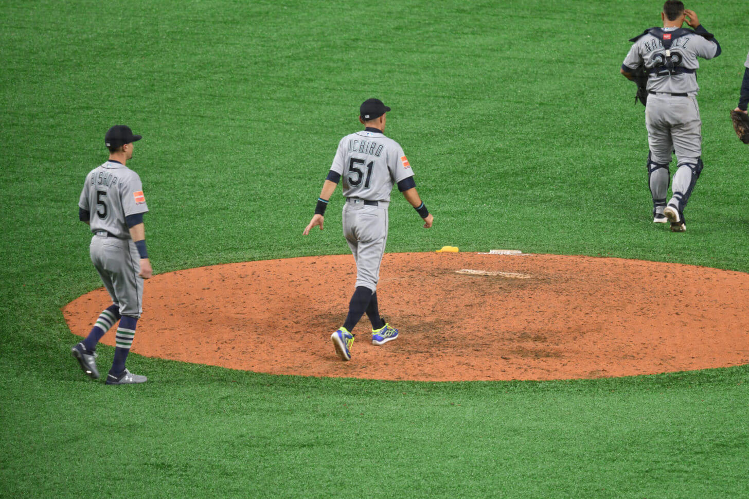 2019MLB開幕戦・試合終了後のイチロー