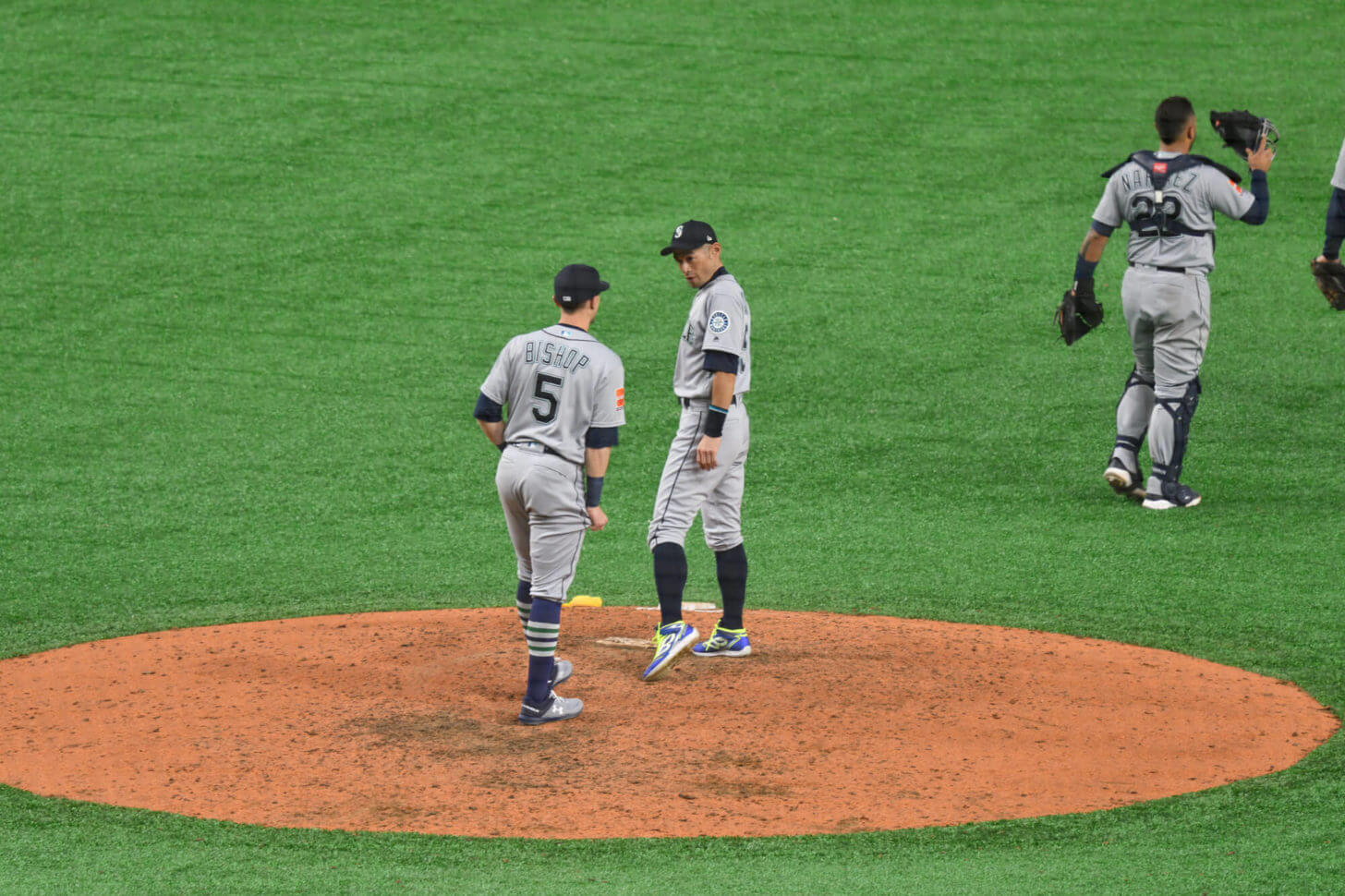 2019MLB開幕戦・試合終了後のイチロー