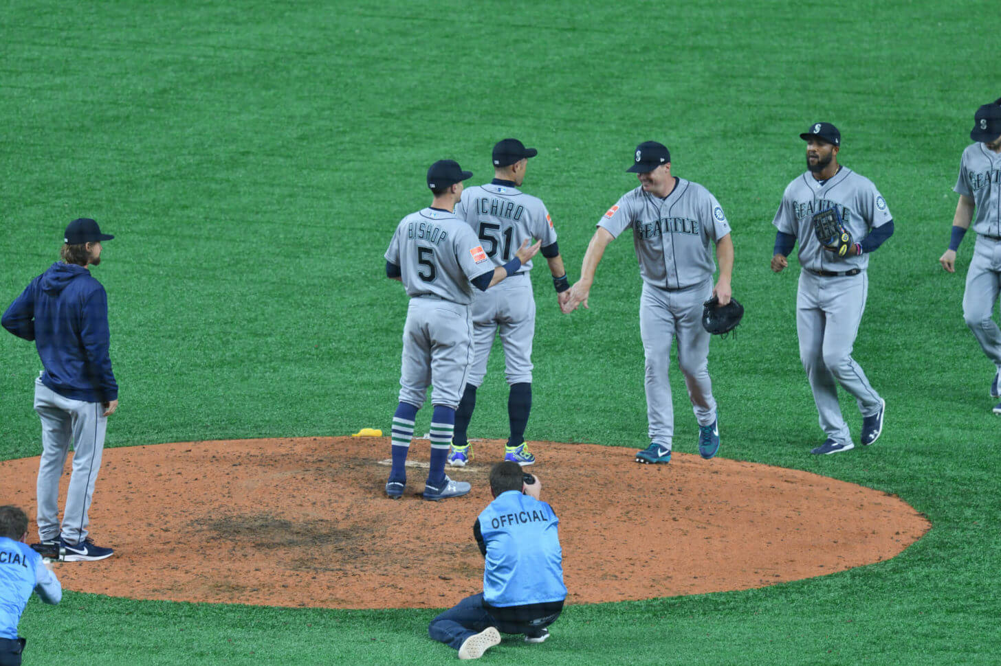 2019MLB開幕戦・試合終了後のイチロー