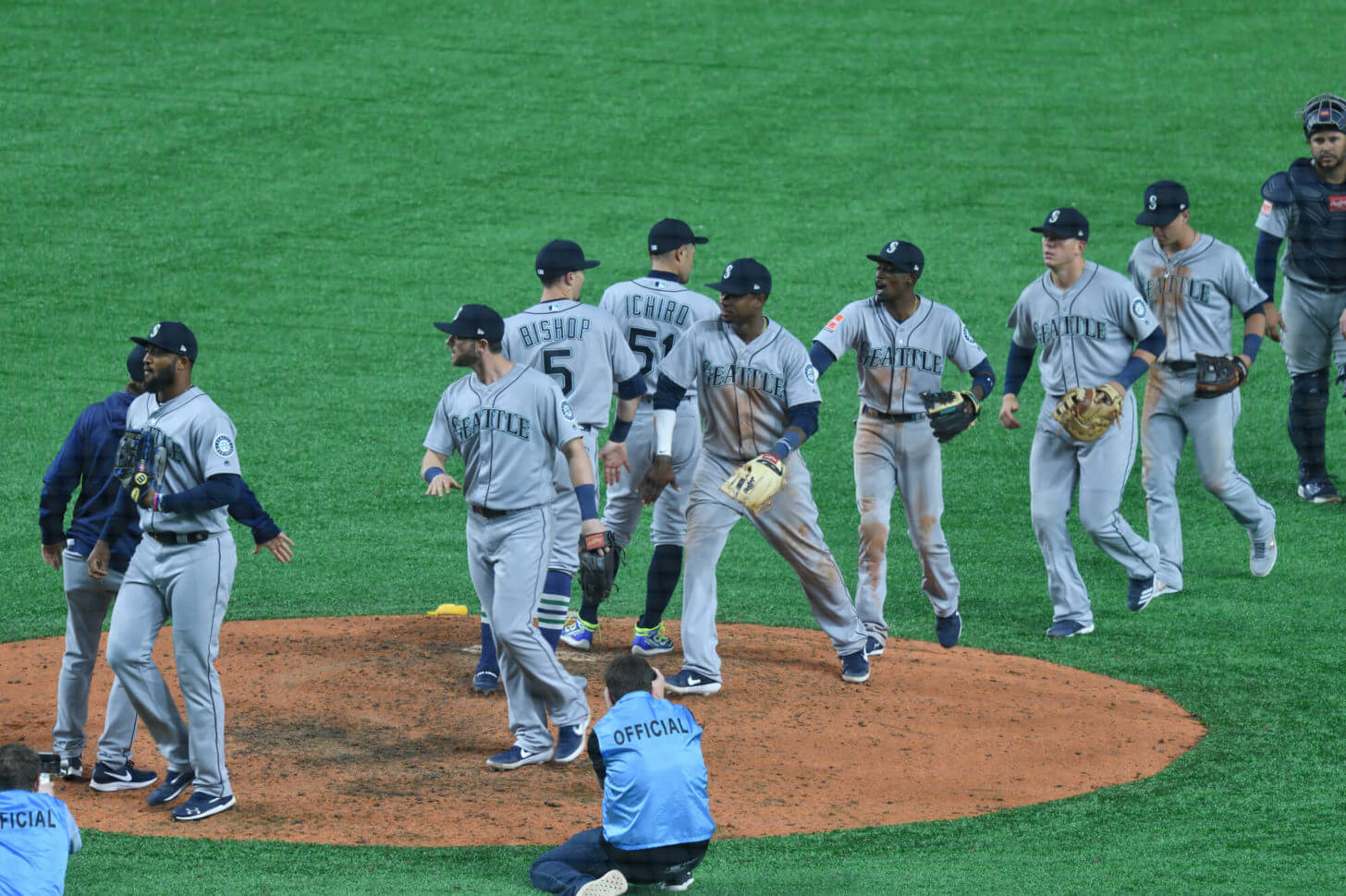 2019MLB開幕戦・試合終了後のイチロー