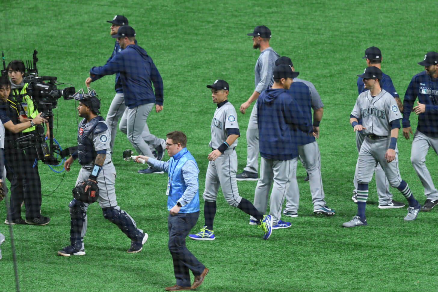 2019MLB開幕戦・試合終了後のイチロー