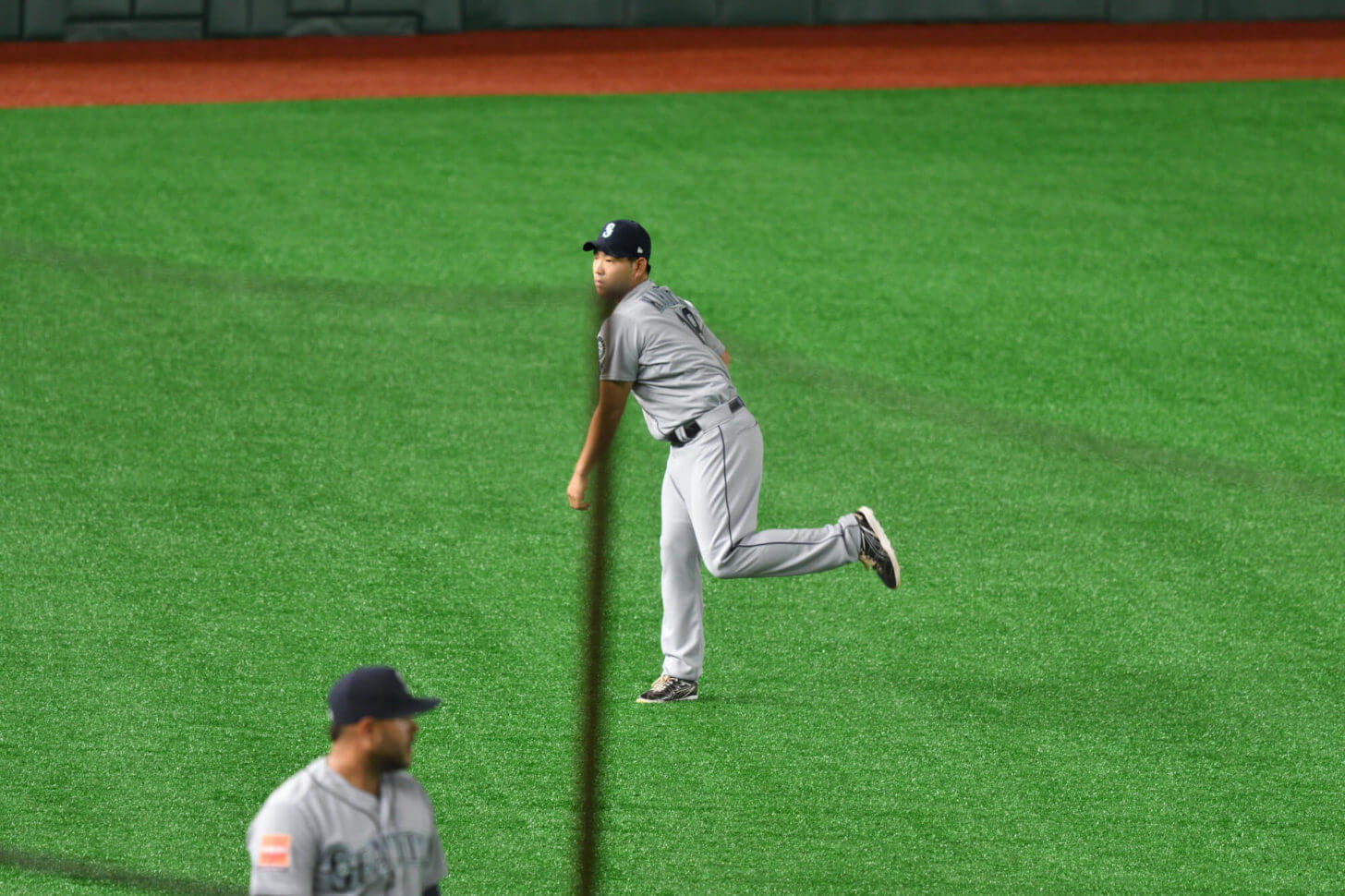 イチロー引退試合・試合前練習での菊池雄星