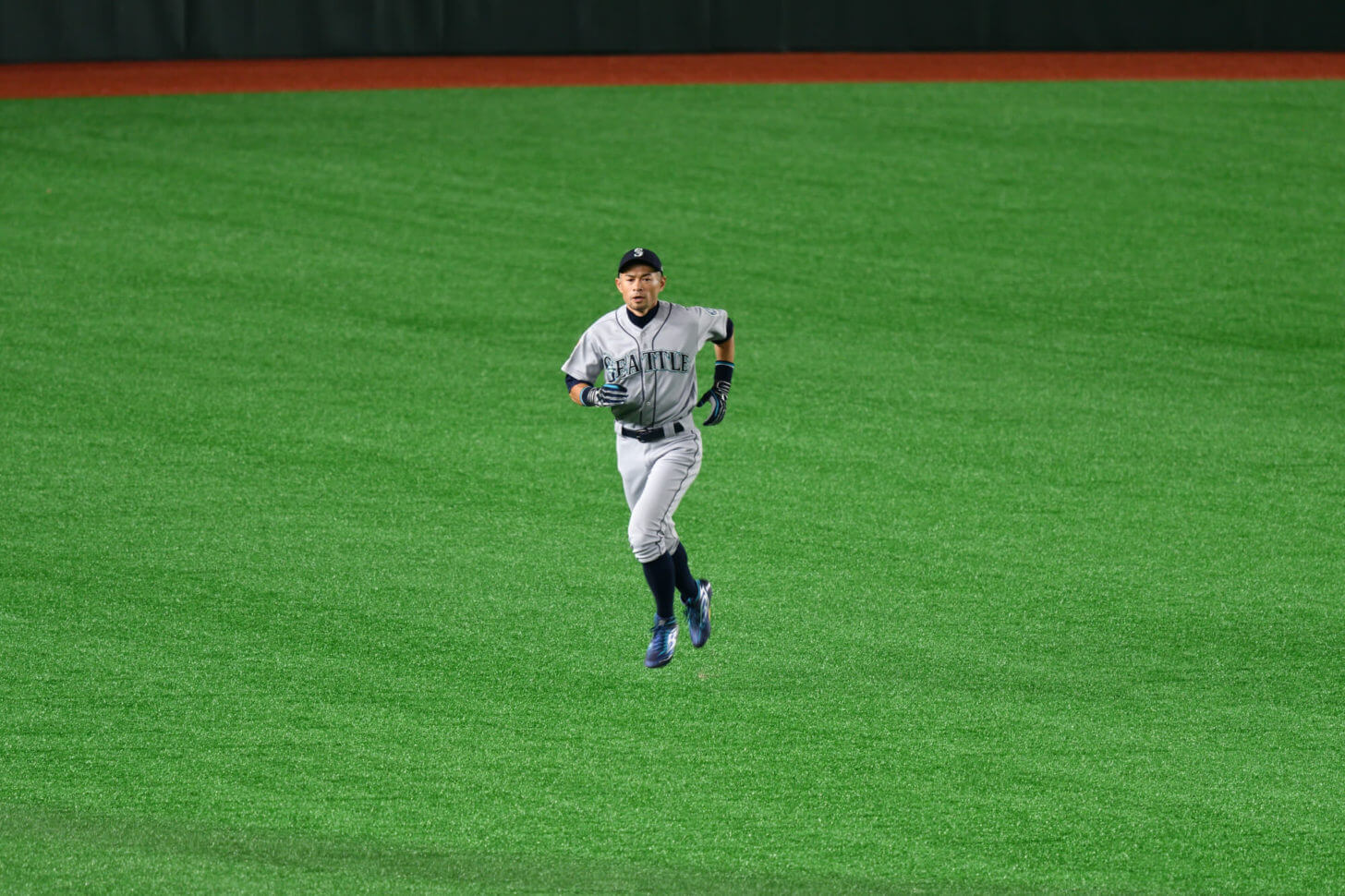 イチロー引退試合・試合開始直前のイチロー