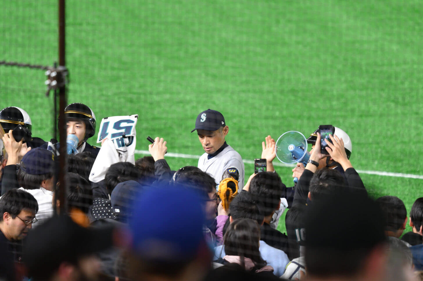 イチロー引退試合・試合開始直前のイチロー