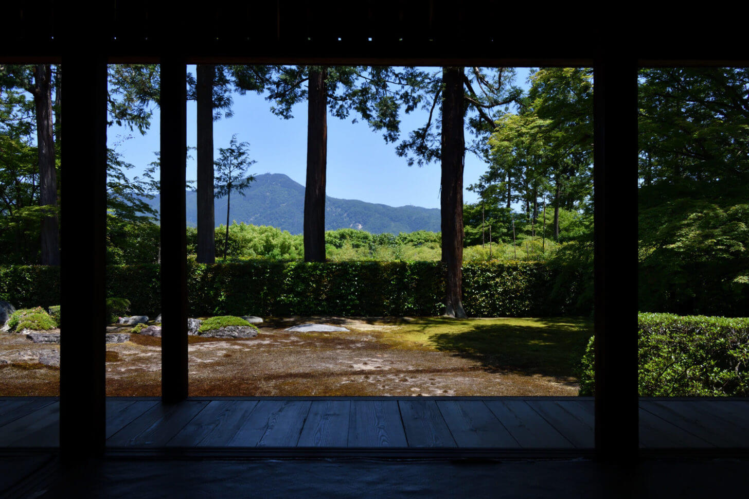 京都洛北・圓通寺の庭園