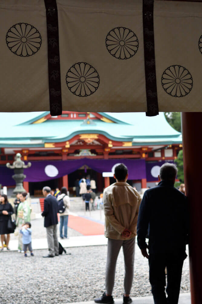 山王日枝神社の境内