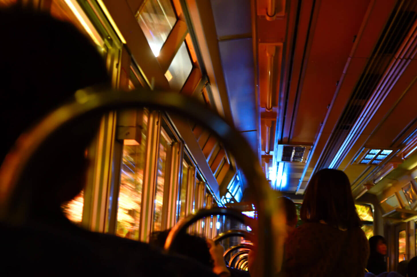 叡山電車・もみじのトンネル紅葉ライトアップ