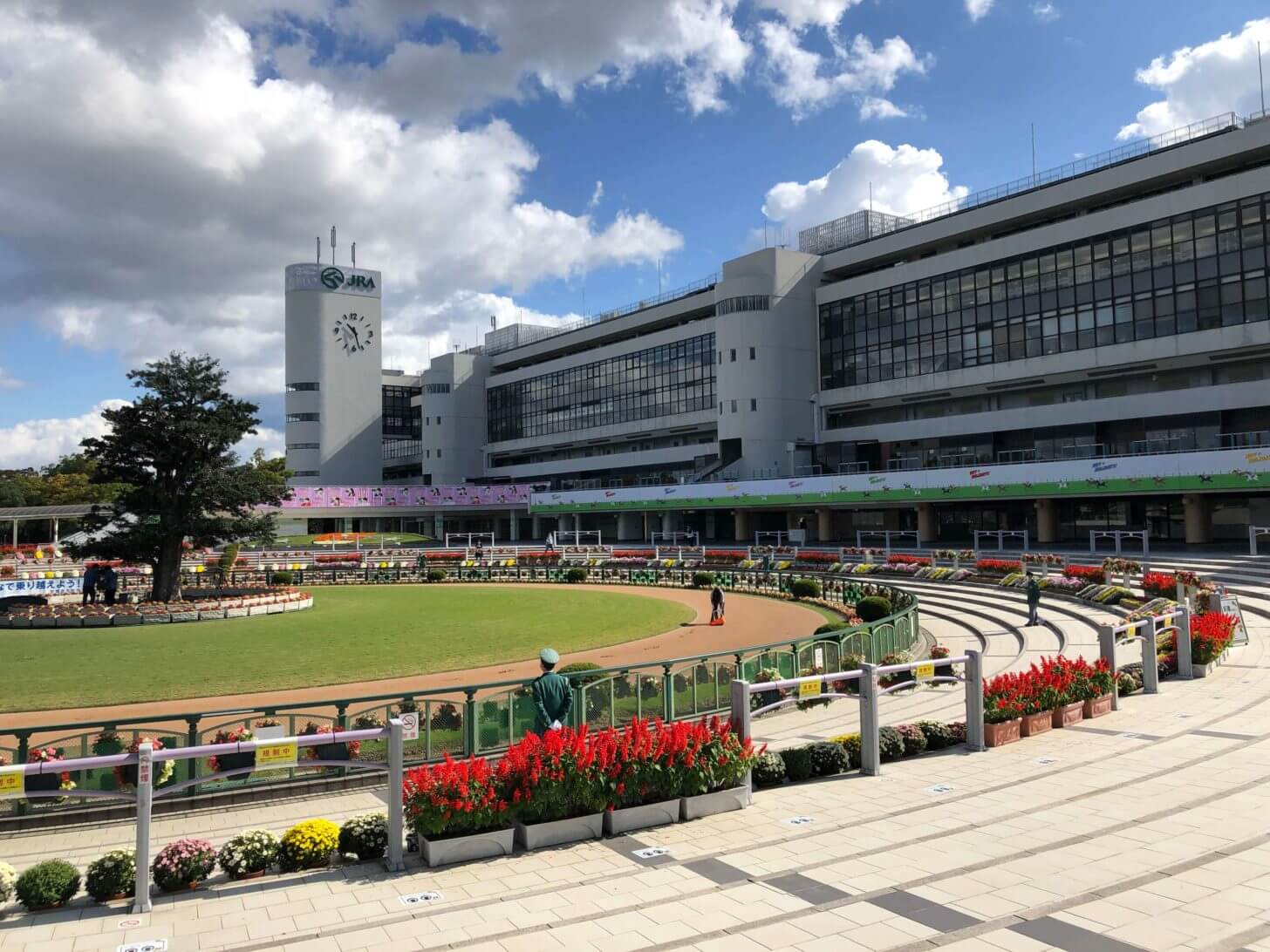 コロナ禍の京都競馬場パドック