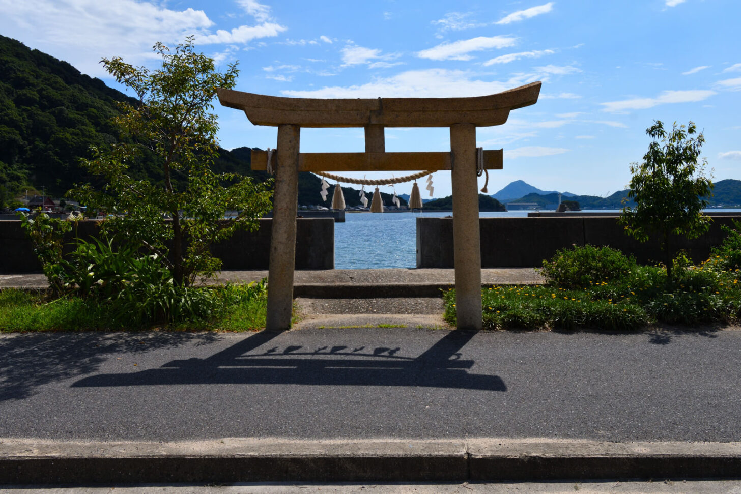 弓削島・大森神社の鳥居