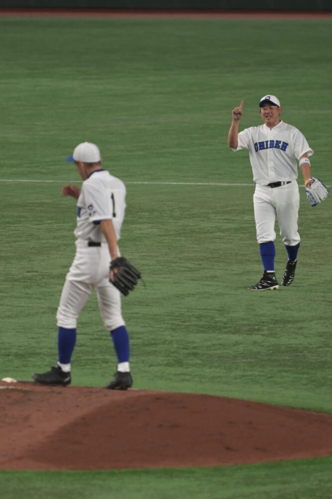 イチローと松坂大輔＠高校野球女子選抜 vs イチロー選抜 KOBE CHIBEN