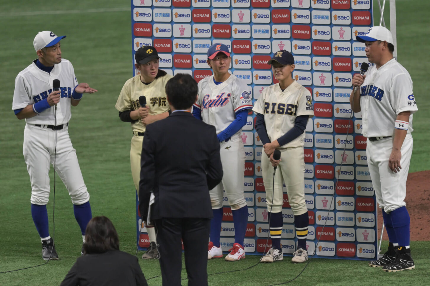 イチロー＆松坂＠高校野球女子選抜 vs イチロー選抜 KOBE CHIBEN