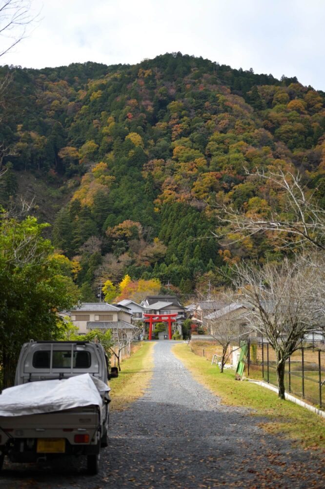 八瀬天満宮社の参道