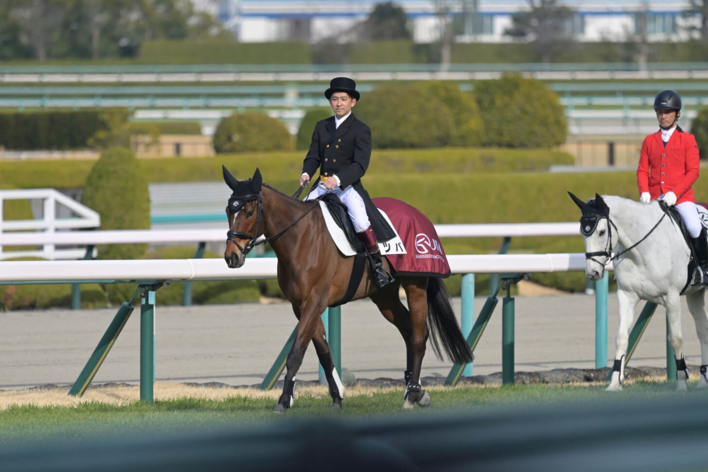 2023年3月4日、誘導馬に騎乗する福永祐一元騎手