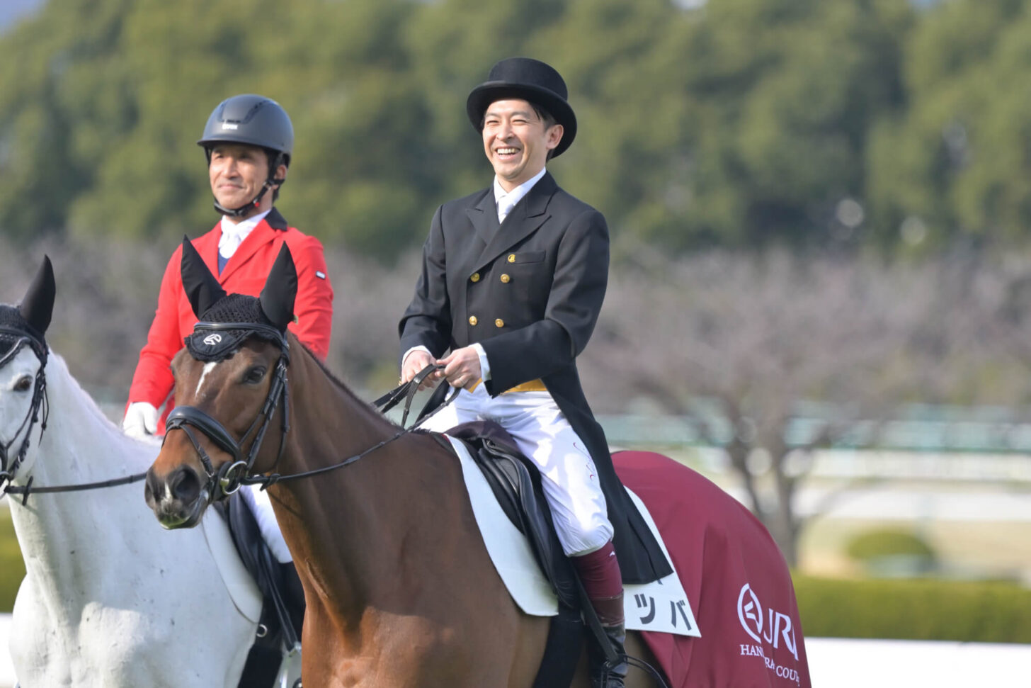 2023年3月4日、誘導馬に騎乗する福永祐一元騎手