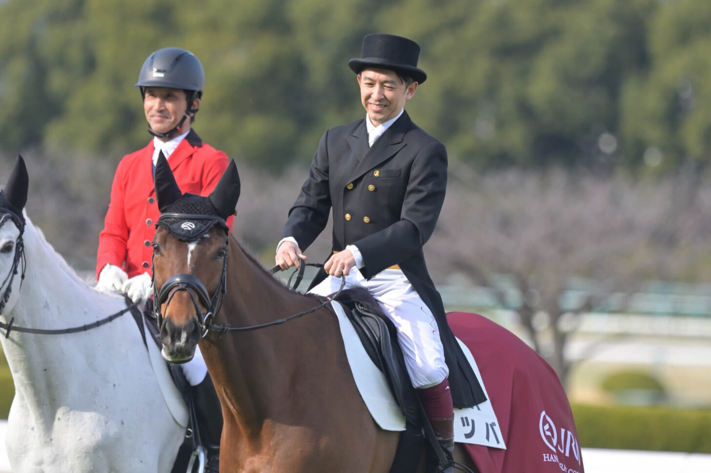 2023年3月4日、誘導馬に騎乗する福永祐一元騎手