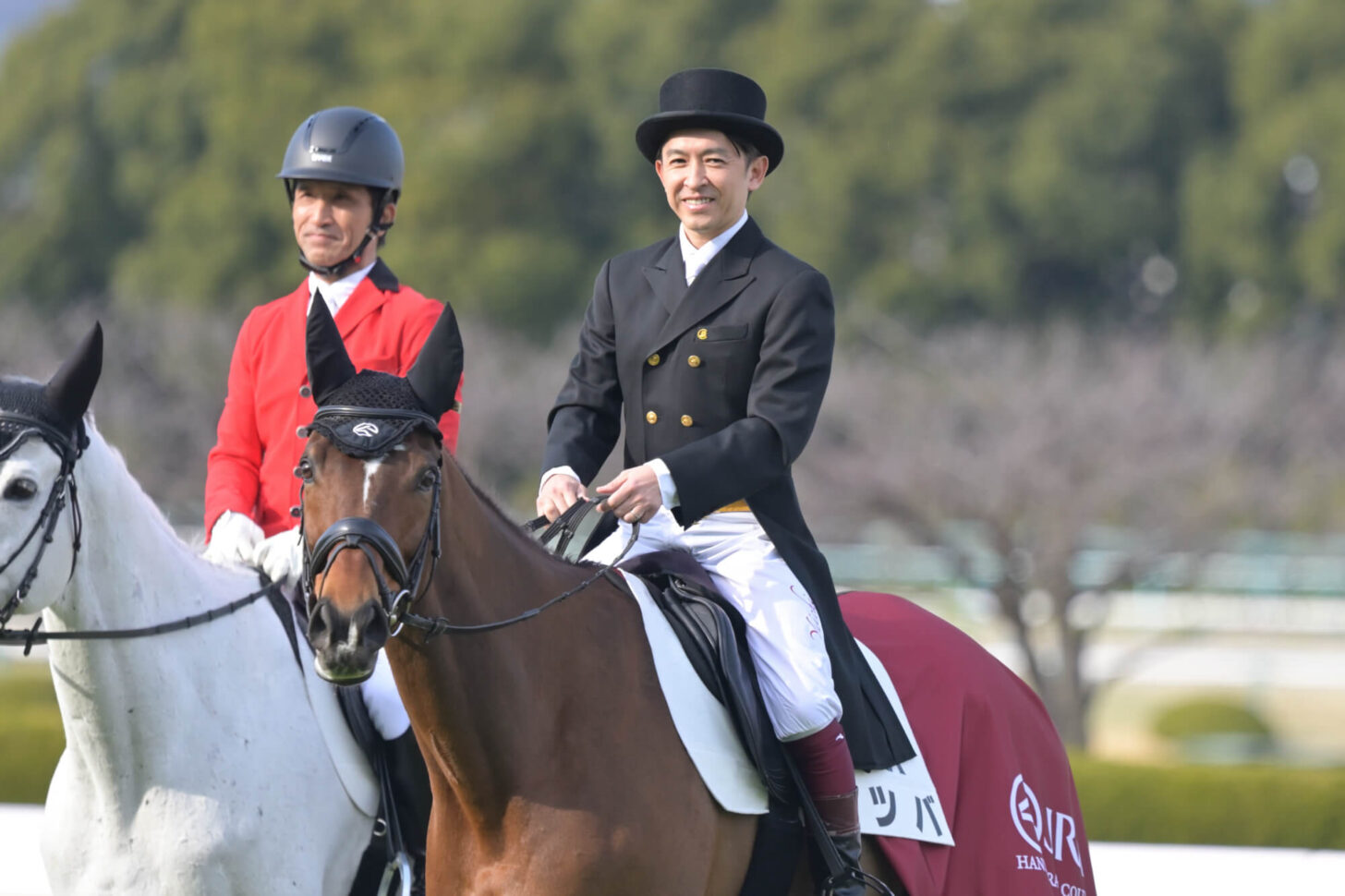 2023年3月4日、誘導馬に騎乗する福永祐一元騎手