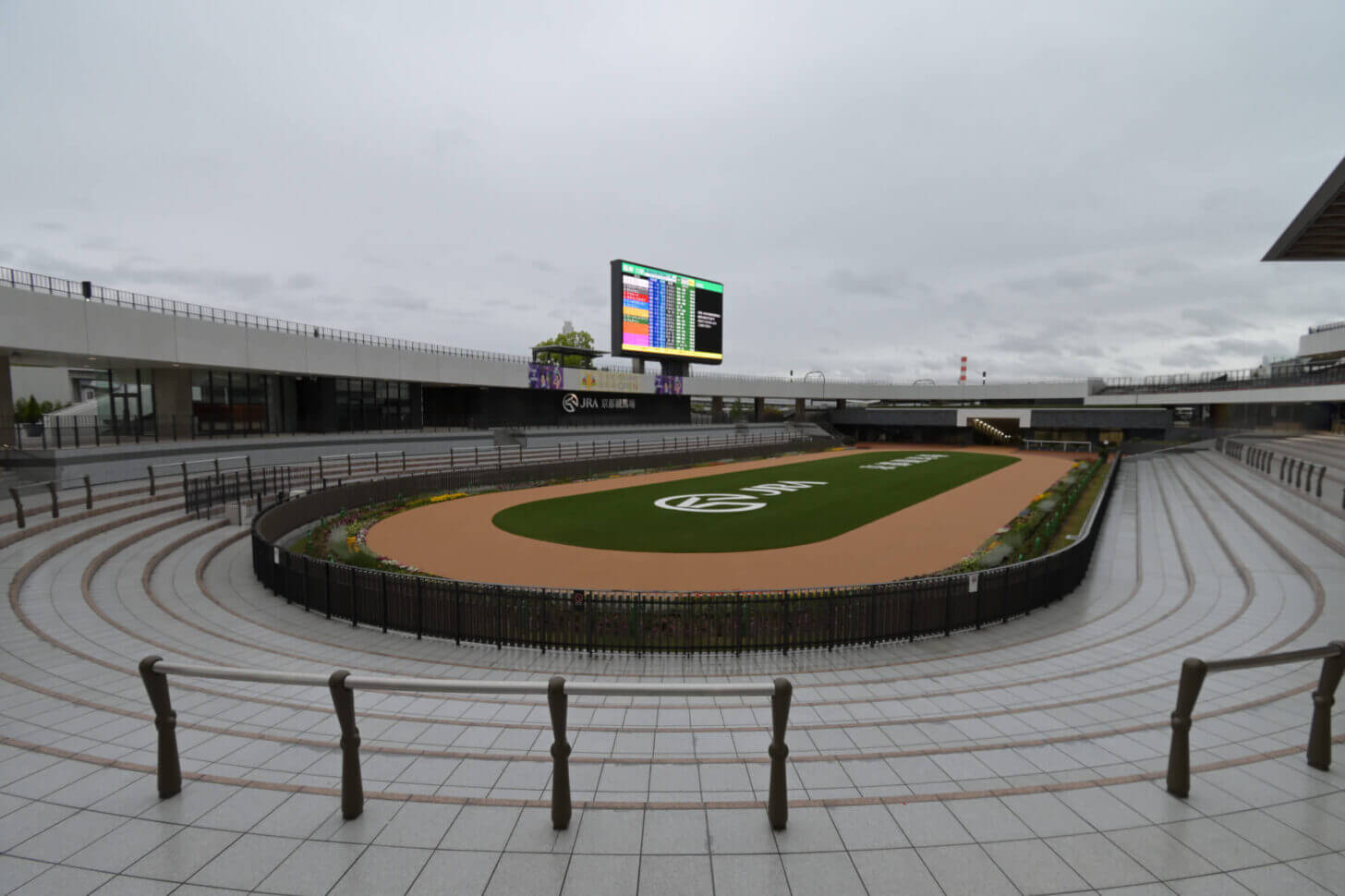 新装京都競馬場 パドック