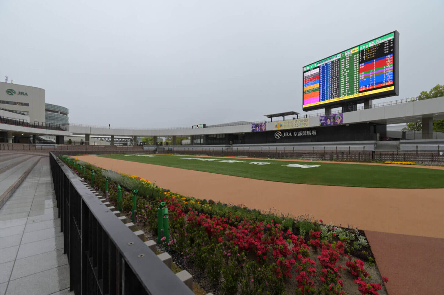 新装京都競馬場 パドック