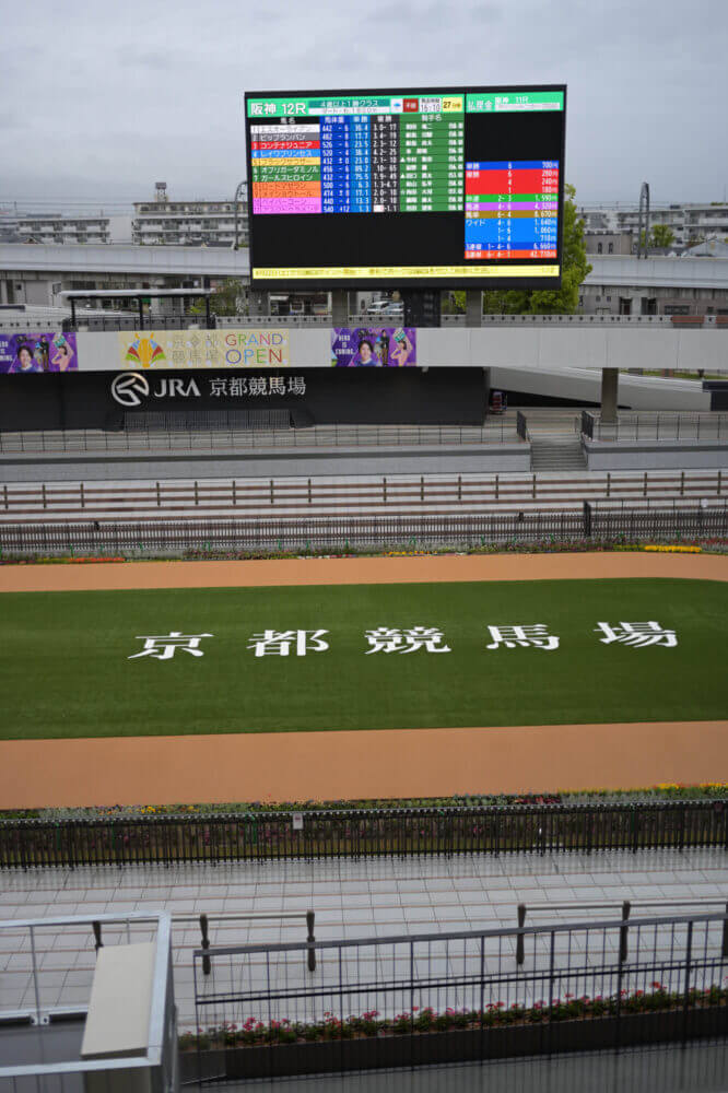 新装京都競馬場 パドック