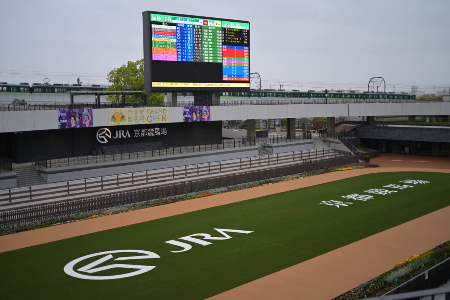 新装京都競馬場 パドック