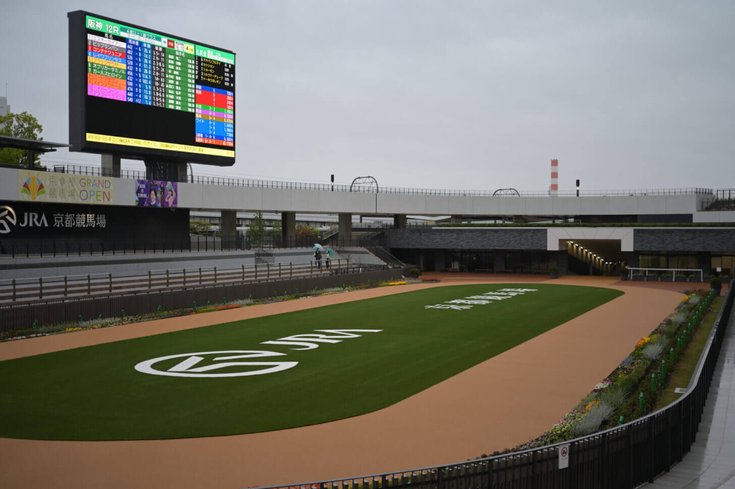 新装京都競馬場 パドック