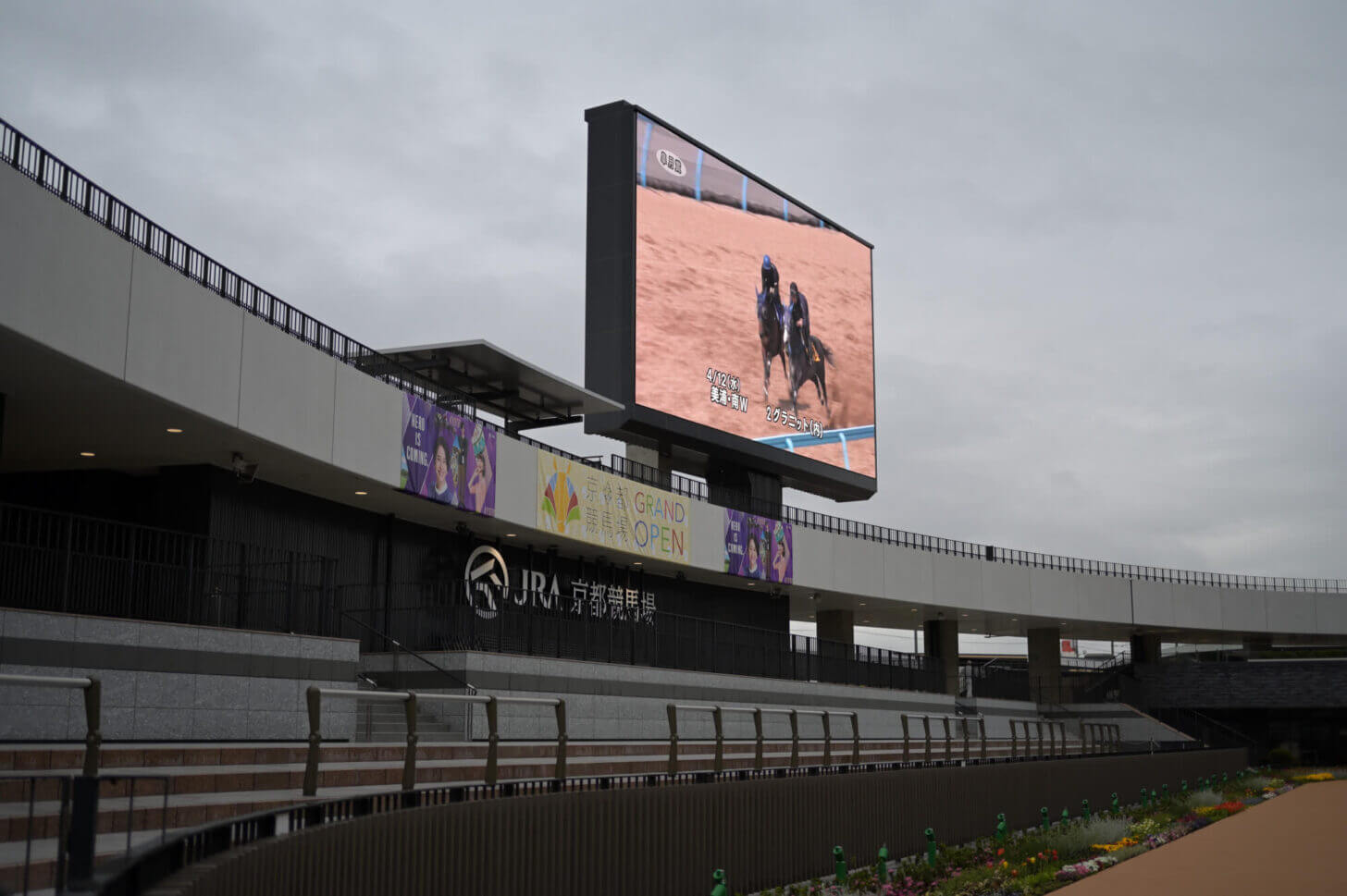 新装京都競馬場 パドック