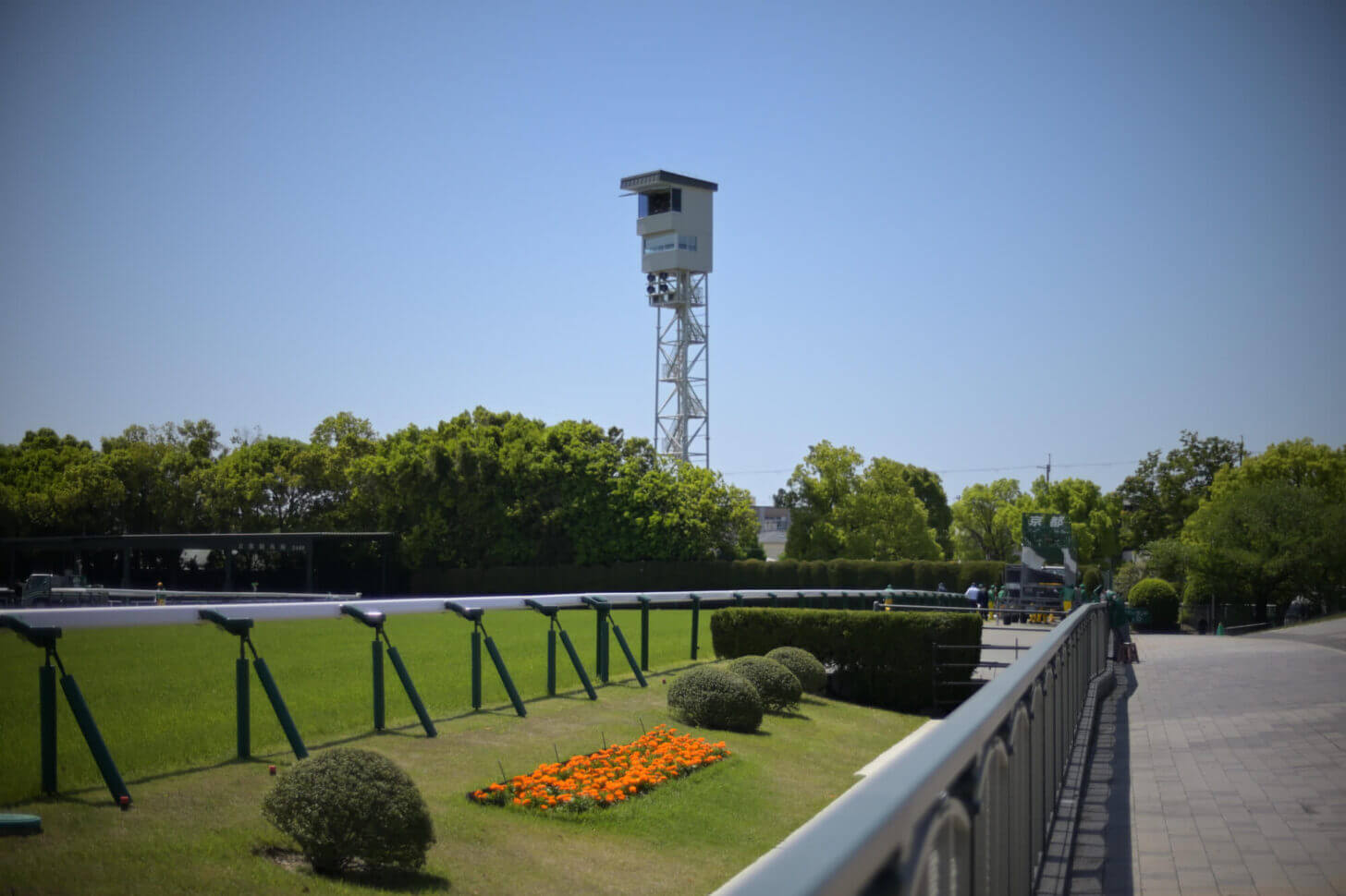 京都競馬場 4コーナー付近