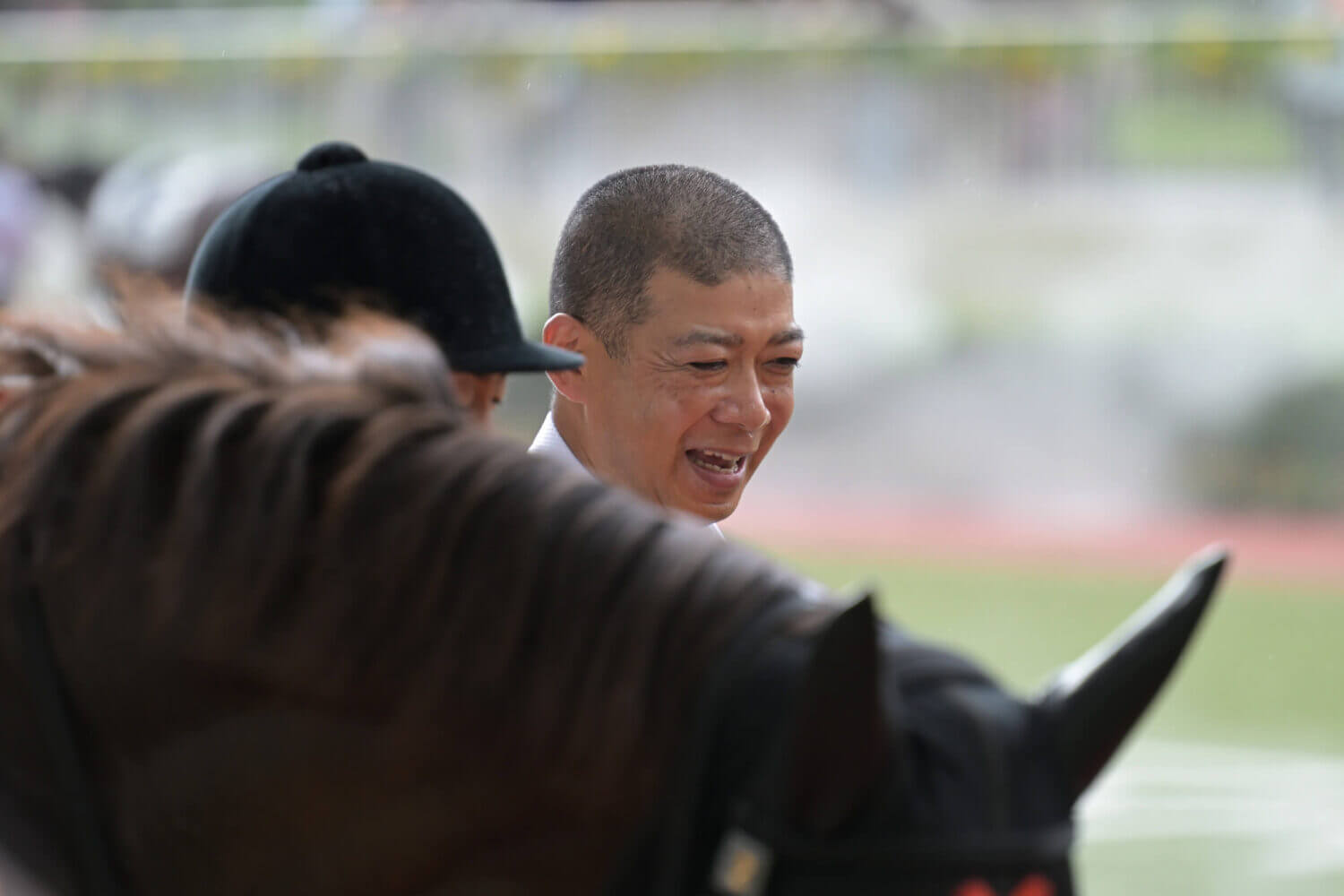 レイナドラーダ 2024年7月21日未勝利戦パドックでの高野先生