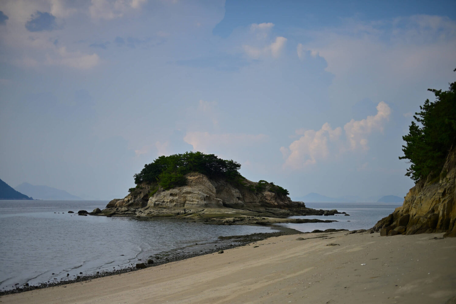 弓削島・京ノ小島のエンジェルロード