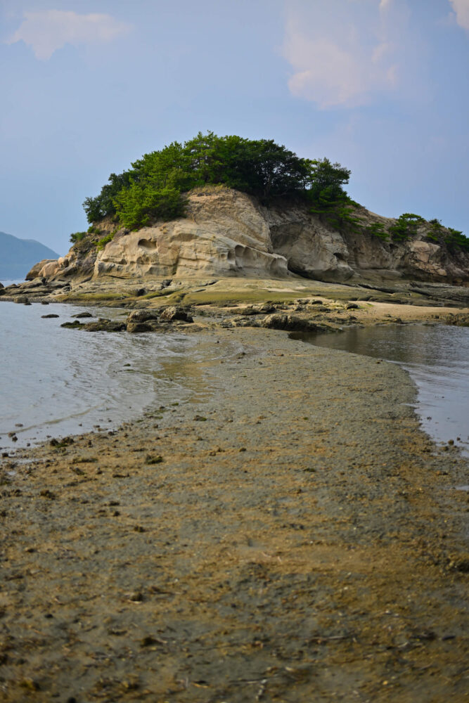 弓削島・京ノ小島のエンジェルロード