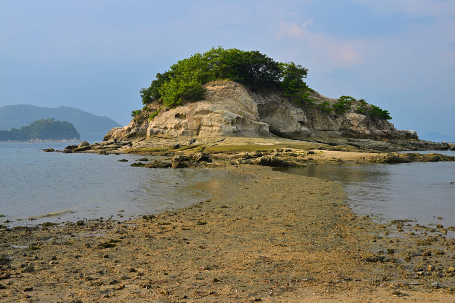 弓削島・京ノ小島のエンジェルロード