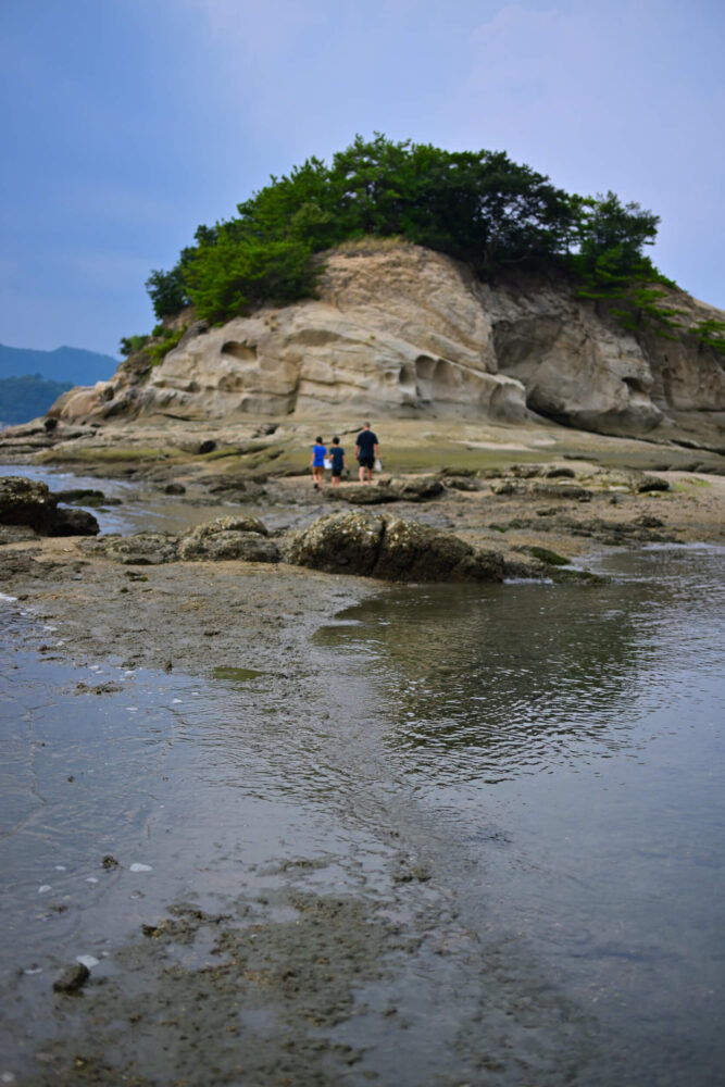 弓削島・京ノ小島のエンジェルロード