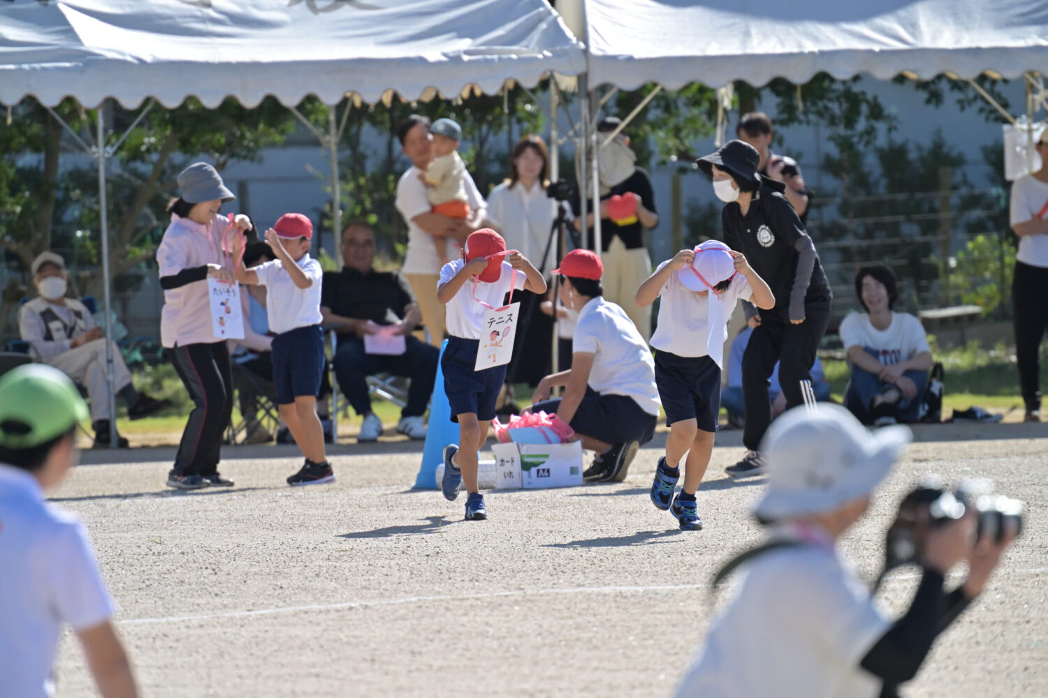 弓削小学校 秋季大運動会にて