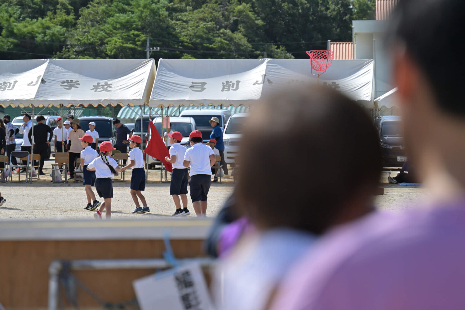 弓削小学校 秋季大運動会にて