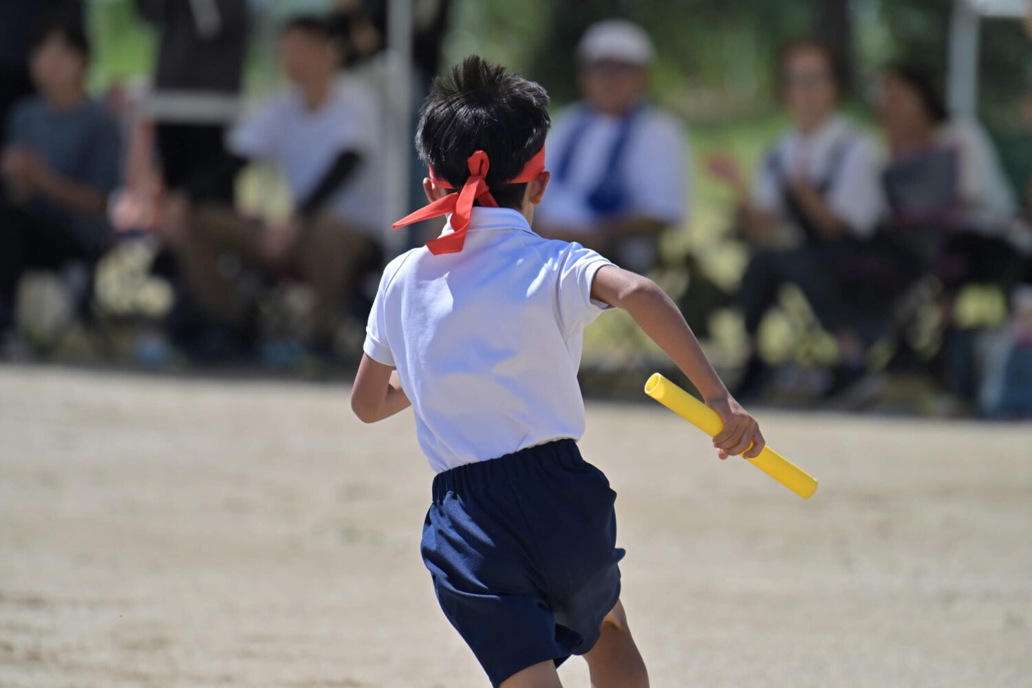 弓削小学校 秋季大運動会にて