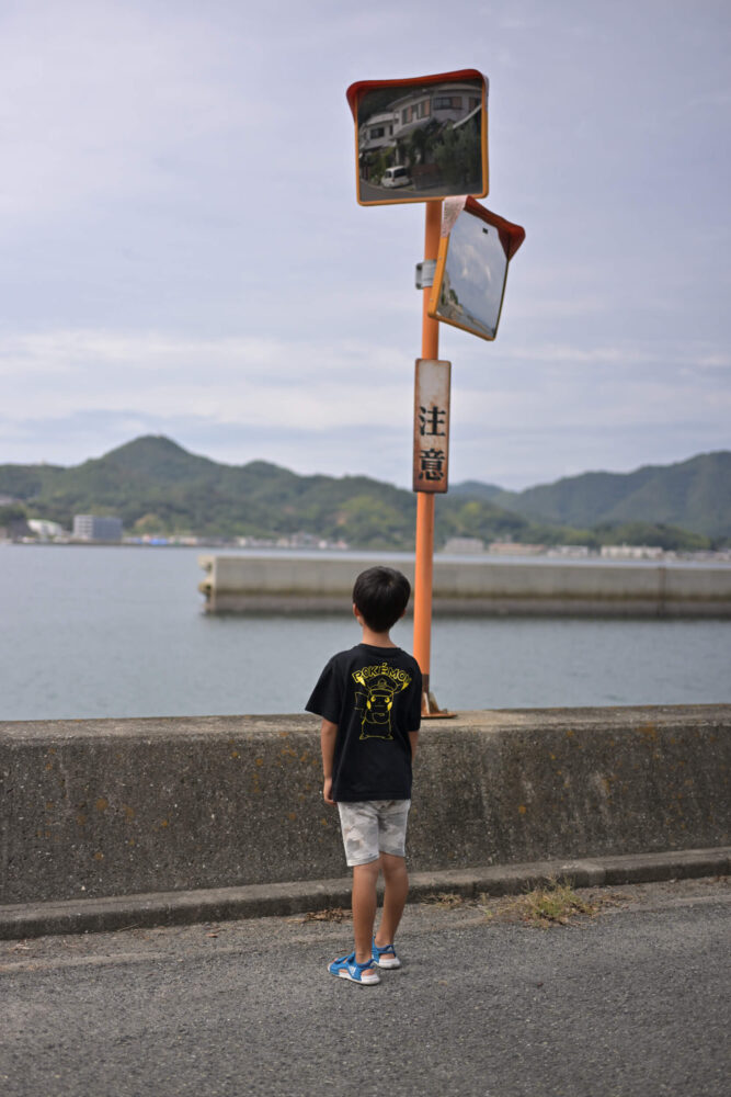 おやつタイムへ向かう道