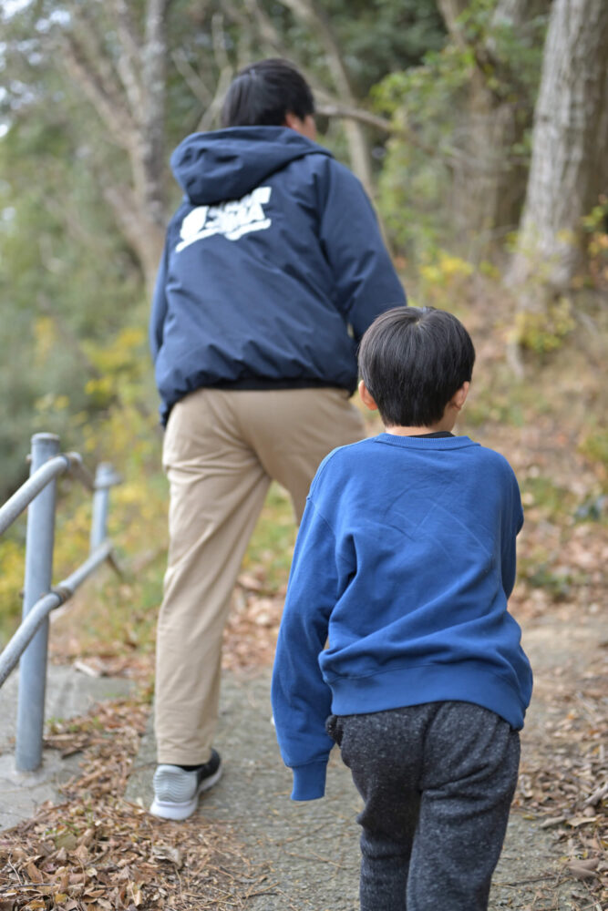 久司山展望台への山道